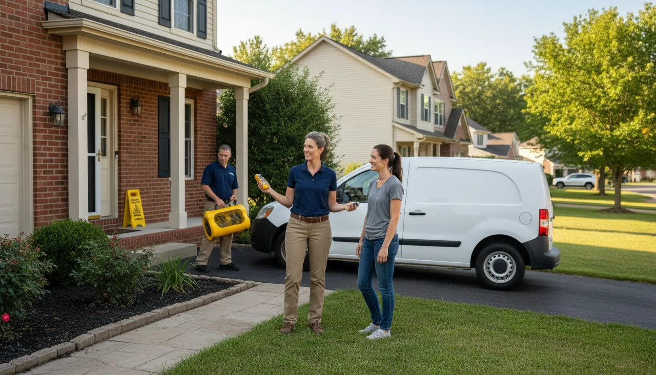 Residential water damage restoration in Henderson, CO
